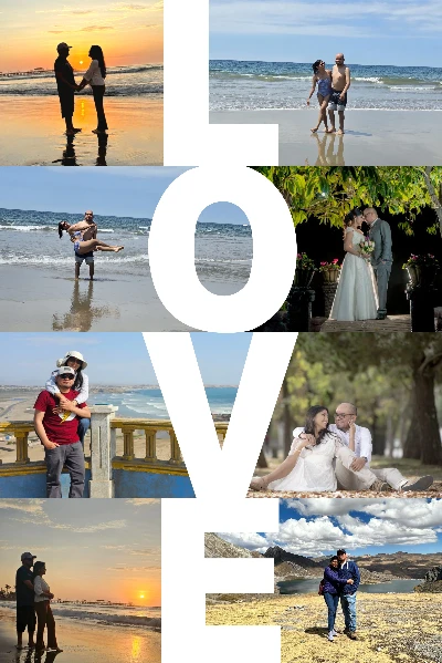 Modelo Love Collage